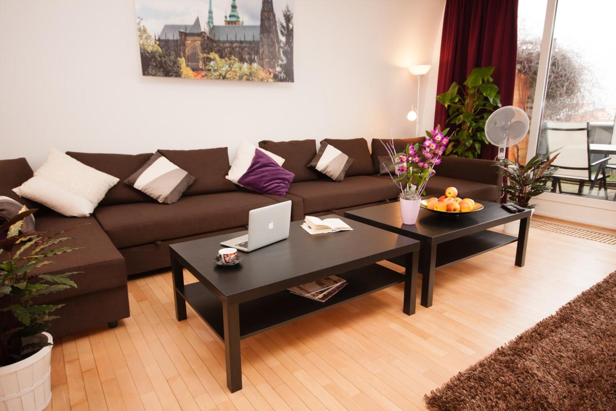 Wenceslas Square Lofts Prag Rum bild