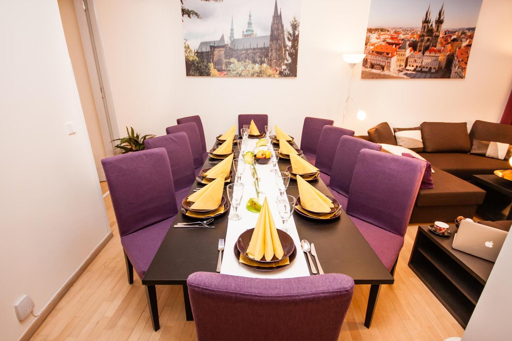 Wenceslas Square Lofts Prag Rum bild