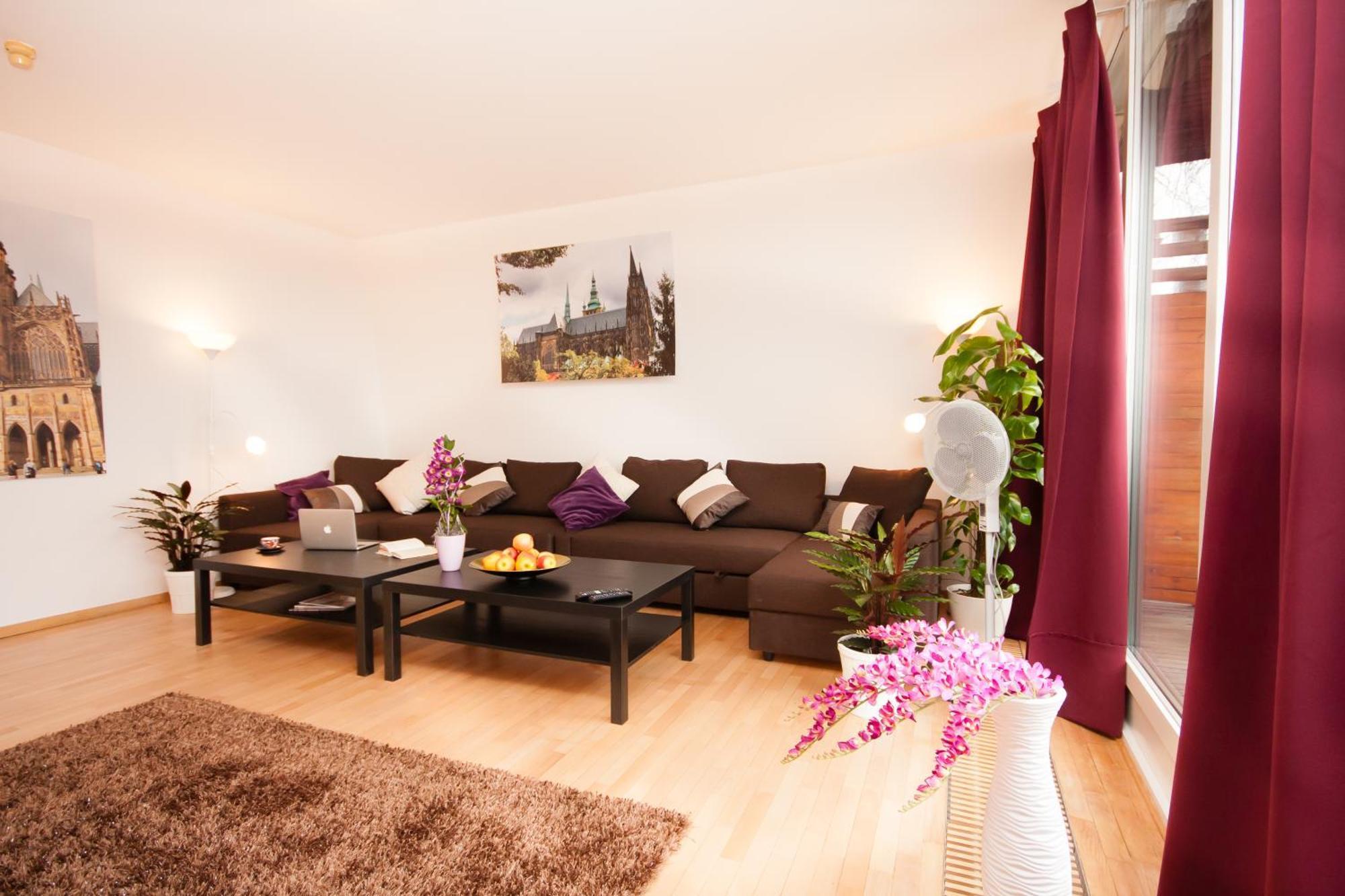 Wenceslas Square Lofts Prag Rum bild